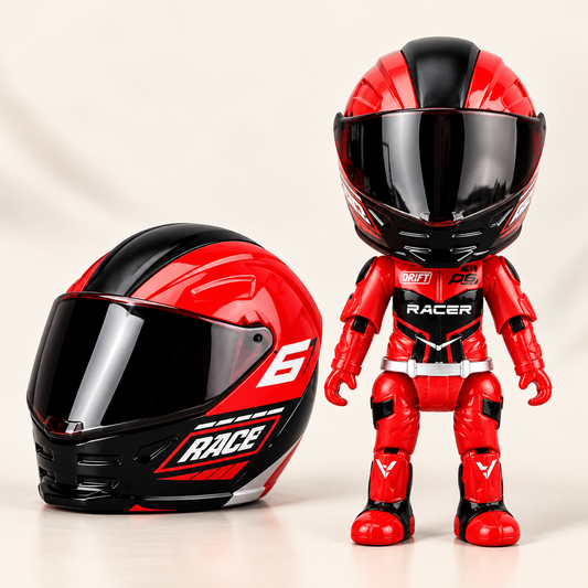 Mini casco transformable